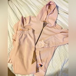 Aviator Nation pink gold bolt set